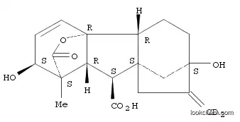 Molecular Structure of 120396-36-3 (Gibb-3-ene-1,10-dicarboxylic acid, 2,4a,7-trihydroxy-1-methyl-8-(methylene-d2)-, 1,4a-lactone, (1α,2β,4aα,4bβ,10β)-)